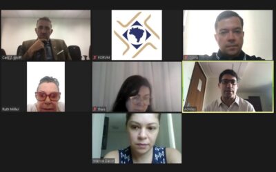 ENTIDADES INTEGRANTES DO FORVM REALIZAM REUNIÃO VIRTUAL PARA ALINHAMENTO