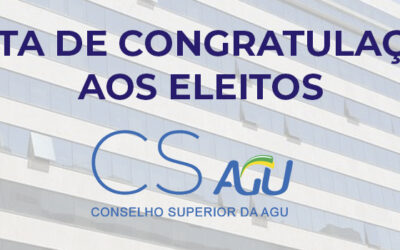 NOTA DE CONGRATULAÇÃO AOS ELEITOS PARA O CSAGU