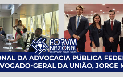 FORVM NACIONAL DA ADVOCACIA PÚBLICA FEDERAL SE REÚNE COM O ADVOGADO-GERAL DA UNIÃO, JORGE MESSIAS