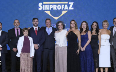 FORVM MARCA PRESENÇA NA SOLENIDADE DE POSSE DA DIRETORIA 2025-2027 DO SINPROFAZ